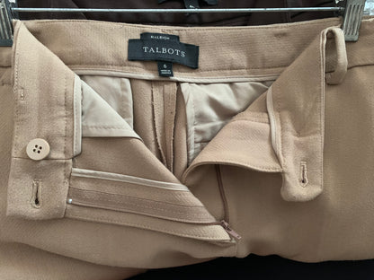 Talbots Women’s Classic Beige Dress Pants; size 6