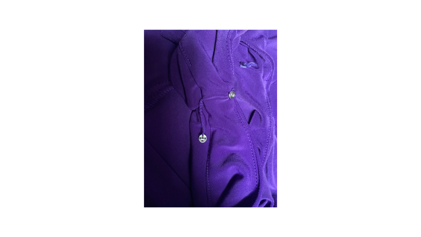 Ralph Lauren Elegant Purple Draped Dress; M