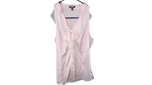 Soft Pink Tank Top; M