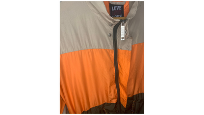 Retro Color Block Long Sleeve Jumper, S/M