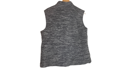 Kim Rogers Women's Sleeveless Zip-Up Vest, 1X