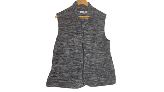 Kim Rogers Women's Sleeveless Zip-Up Vest, 1X