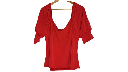 Scarlet Off-the-Shoulder Top, 2x