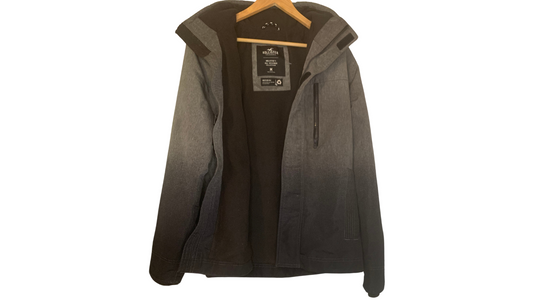 Hollister Grey Ombre All-Weather Coat, M