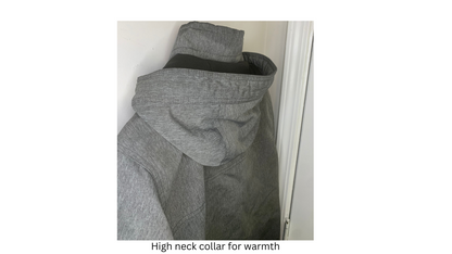 Hollister Grey Ombre All-Weather Coat, M