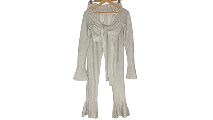 Glamorous Glitter Bell Sleeve Set, L/XL
