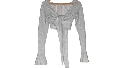Glamorous Glitter Bell Sleeve Set, L/XL